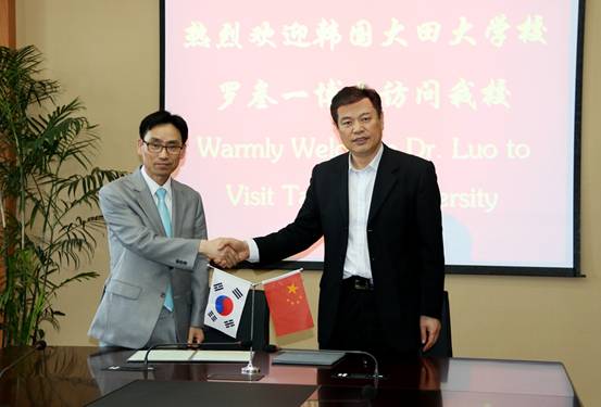 温潘亚院长接见罗叄一博士